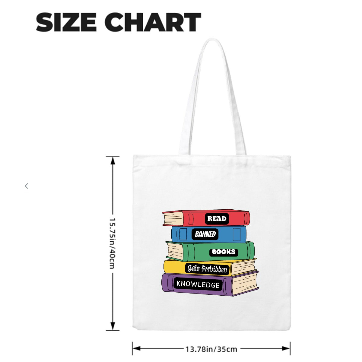 Read Banned Books Gain Forbidden Knowledge Canvas Bag