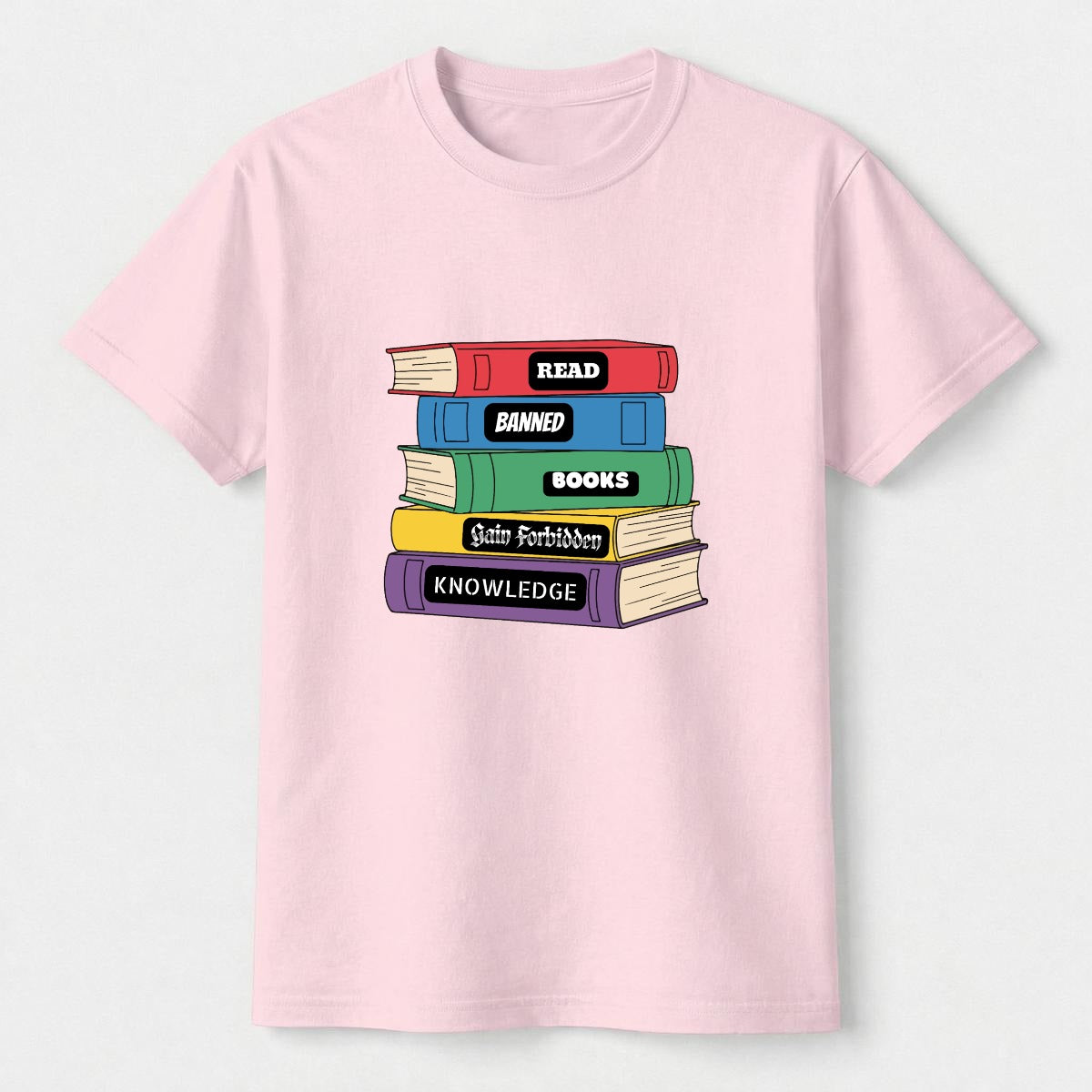 Read Banned Books Gain Forbidden Knowledge Youth Tshirt