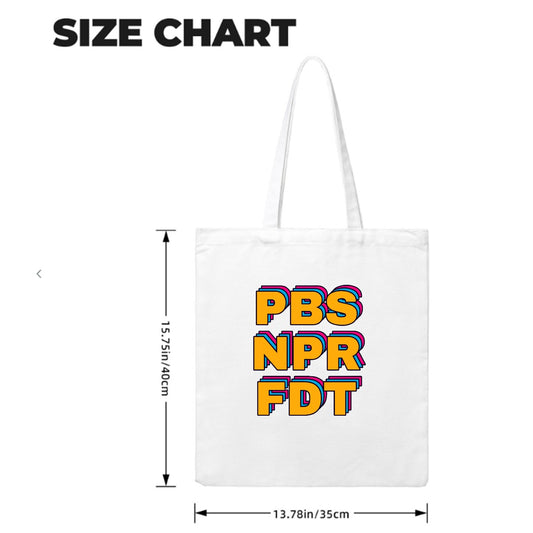 PBS NPR FDT Canvas Bag